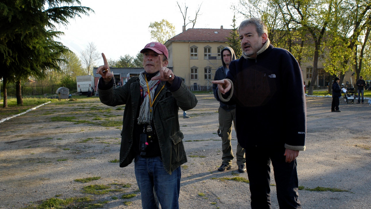 Cinematographer Emil Hristov with the Sofia Award at the 30th Sofia Film Festival