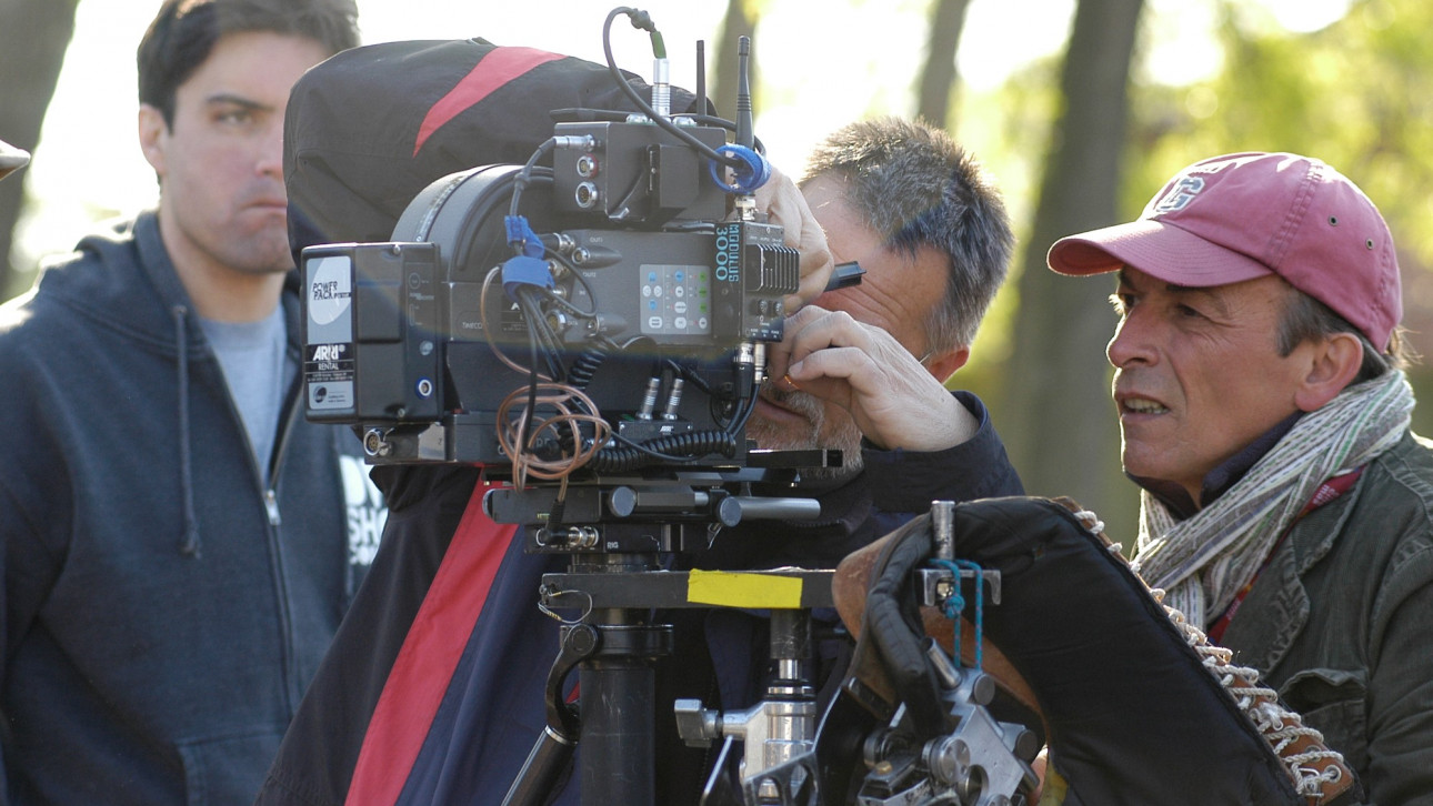 Cinematographer Emil Hristov with the Sofia Award at the 30th Sofia Film Festival