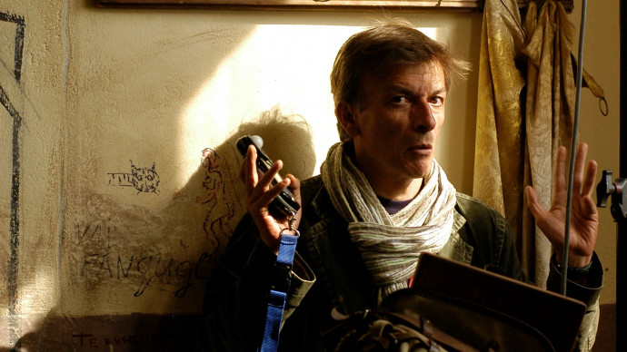 Cinematographer Emil Hristov with the Sofia Award at the 30th Sofia Film Festival